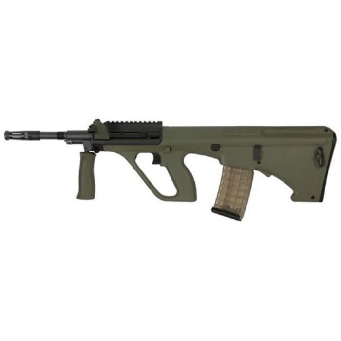 Steyr Arm AUG A3 M1 .223 Rem/5.56 Semi-Automatic Rifle w/ Short 11-Slot Rail, OD Green - AUGM1GRNS