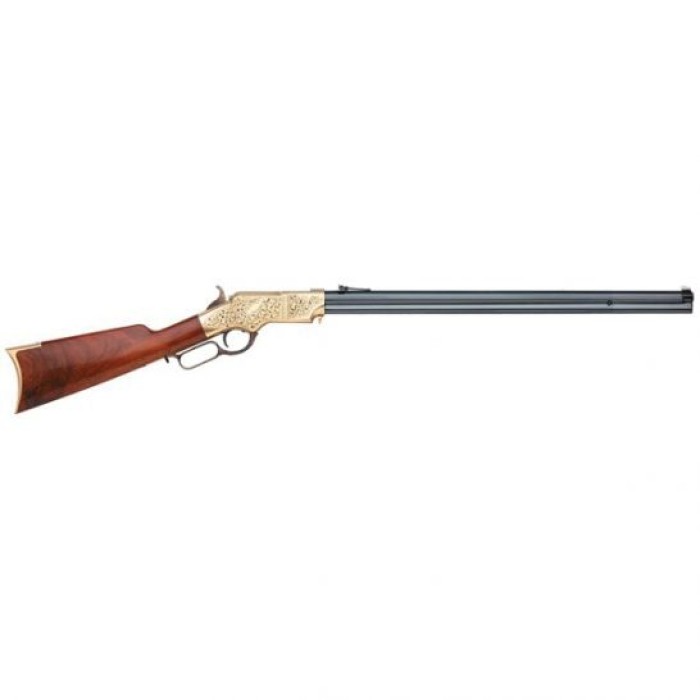 Taylors & Company 1860 Henry Engraved .44-40 Win Lever Action Rifle, Brown - 552883A
