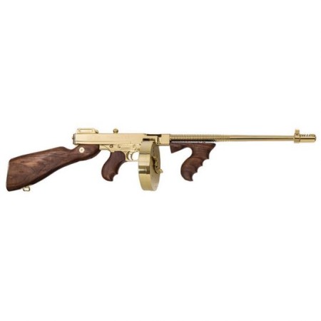 Auto Ordnance 1927A-1 Deluxe .45 ACP Semi-Automatic Carbine, Brown - T150DTG