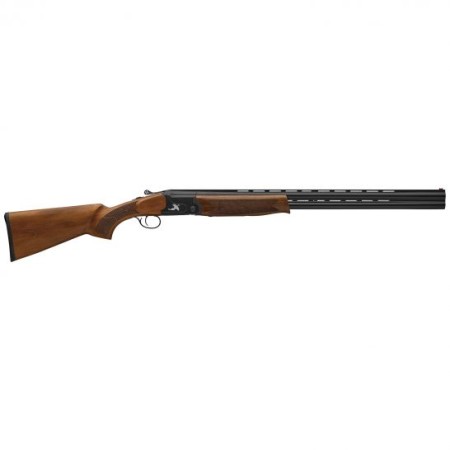 Hatfield Gun Field 28" 12 Gauge Shotgun 3" Over Under, Black Chrome with Bird - USF12W