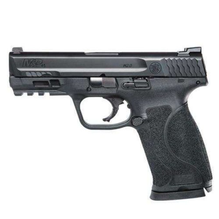 Smith & Wesson M&P 45 M2.0 Compact Handgun .45 Auto 10Rd Magazine 4" Barrel Black Night Sights NO Thumb Safety Used 12311U