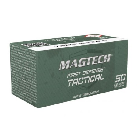 Magtech 7.62 NATO (.308) 147 gr FMJ Ammunition, 20 Rounds - MEN762A