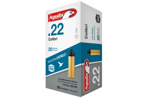 Aguila .22 LR, 20gr, LSP - 50 Rounds [MPN: 1B222337]
