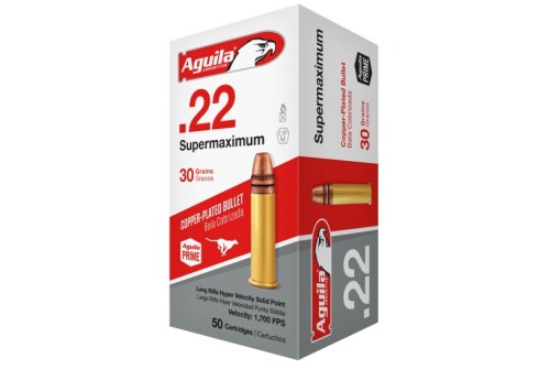Aguila Special .22 LR Supermaximum 30 gr Solid Point  Ammo, 50/box - 1B222298