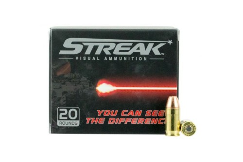 Ammo Inc Streak 90 gr Jacketed Hollow Point .380 Auto Ammo, 20/box - 380090JHPSTR
