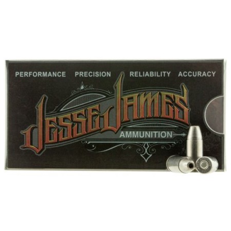 Ammo Inc Jesse James Black Label 124 gr Hollow Point 9mm Ammo, 20/box - 9124HPJJ20