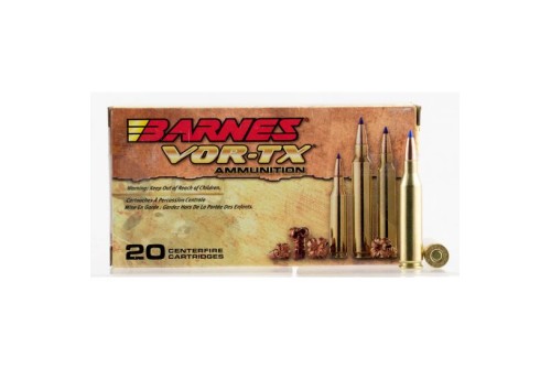 Barnes Bullets VOR-TX 80 gr Tipped TSX Boat Tail .243 Win Ammo, 20/box - 21522