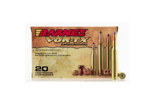 Barnes Bullets VOR-TX 130 gr Tipped TSX Boat Tail .270 Win Ammo, 20/box - 21524