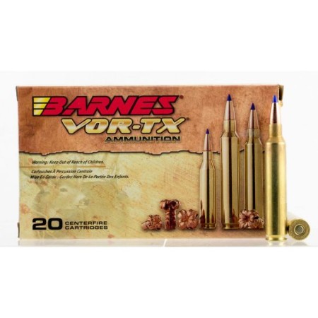 Barnes Bullets 21539 VOR-TX Rifle  300 RUM 180 gr Tipped TSX Boat Tail 20 Bx/ 10 Cs
