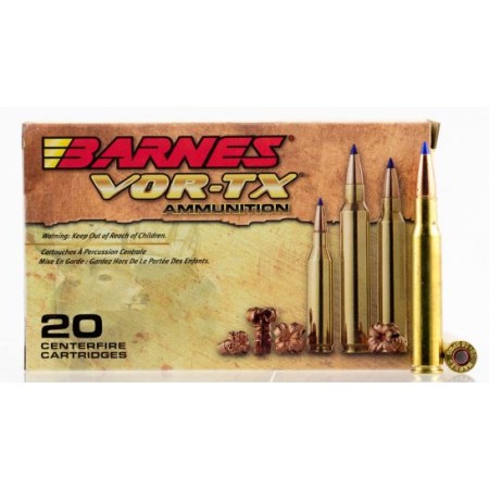 Barnes Bullets VOR-TX 168 gr Tipped TSX Boat Tail .30-06 Spfld Ammo, 20/box - 21565