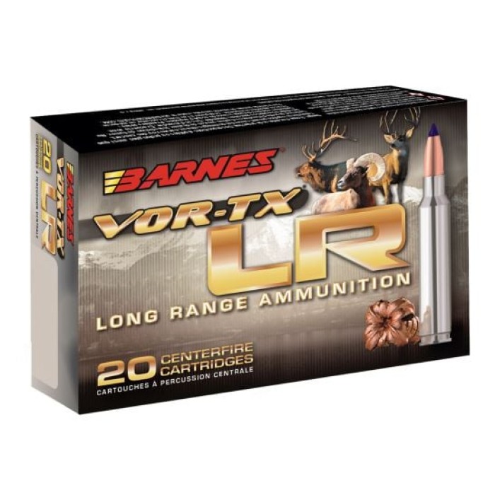 Barnes Bullets 29061 VOR-TX LR Rifle  338 RUM 250 gr LRX Boat Tail 20 Bx/ 10 Cs