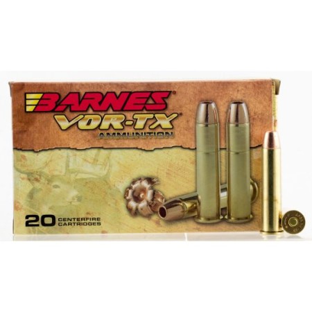 Barnes Bullets 21579 VOR-TX Rifle 45-70 Gov 300 gr TSX Flat Nose 20 Bx