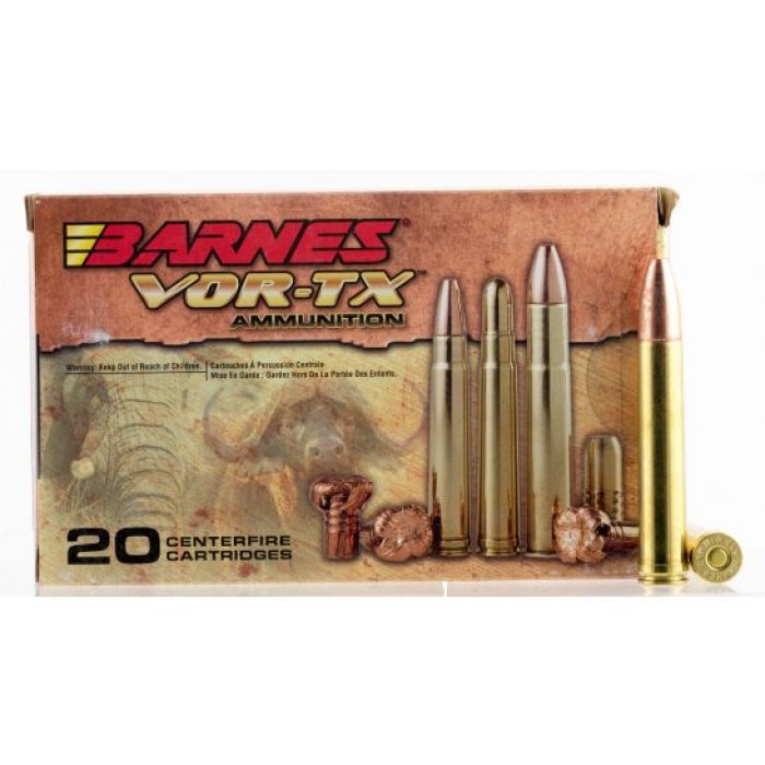 Barnes Bullets VOR-TX Safari 450 gr TSX Flat Base .458 Win Mag Ammo, 20/box - 22022