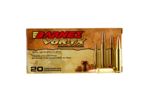 Barnes Bullets VOR-TX 62 gr TSX Boat Tail 5.56 Ammo, 20/box - 31190