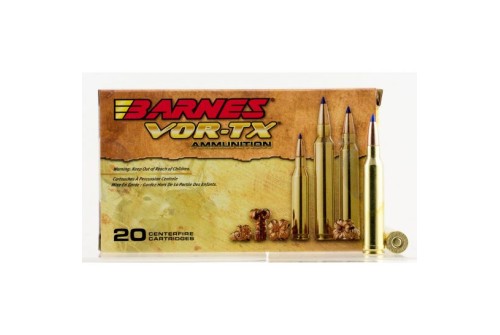 Barnes Bullets VOR-TX 140 gr Tipped TSX Boat Tail 7mm Rem Mag Ammo, 20/box - 21526