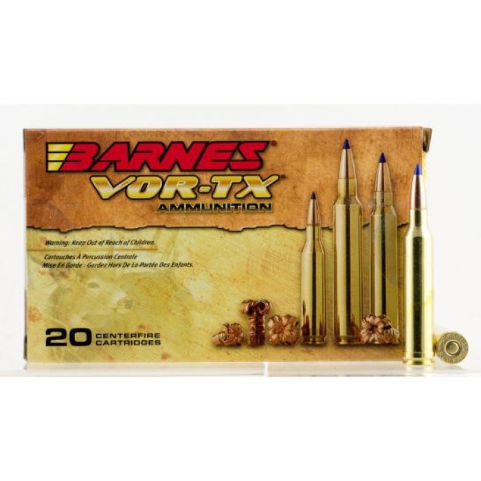 Barnes Bullets VOR-TX 140 gr Tipped TSX Boat Tail 7mm Rem Mag Ammo, 20/box - 21526