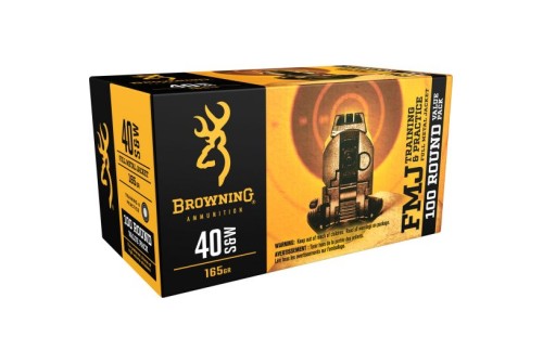 Browning Ammo Training & Practice, Brna B191800404    40s    165 Fmj Value Pk  100/05
