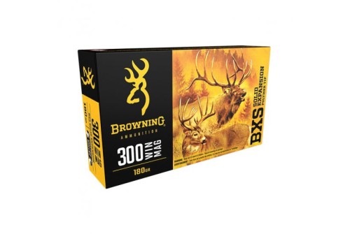 Browning BXS 180 gr Terminal Tip .300 Win Mag Ammo, 20/box - B192403001