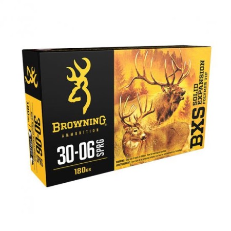 Browning BXS 180 gr Terminal Tip .30-06 Spfld Ammo, 20/box - B192430061