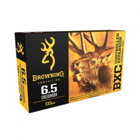 Browning Ammo Bxc, Brna B192200651    6.5crd 135 Bxc  Biggame   20rds