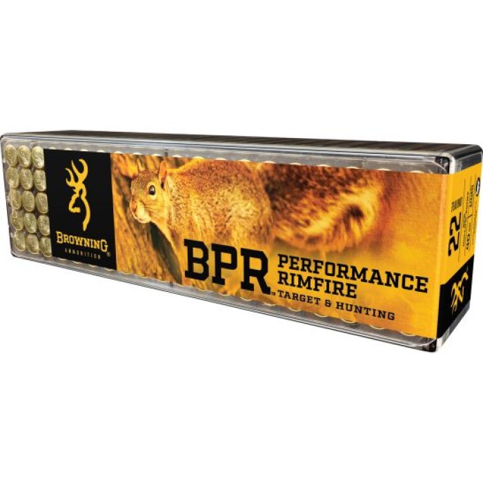 Browning BPR Performance 40 gr Lead Hollow Point .22lr Ammo, 1000 Rounds - B194122100