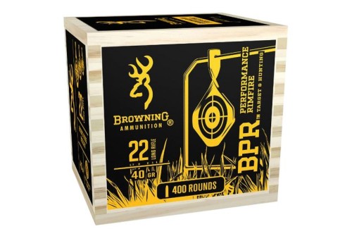 Browning BPR Performance 40 gr Lead Round Nose .22 lr Ammo, 2400 Rounds - B194122WB