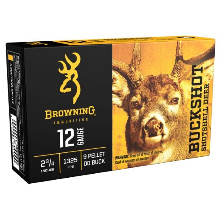 Browning 2.75" 12 Gauge Ammo BB, 5/box - B193111220