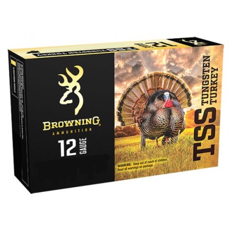 Browning TSS Tungsten Turkey 3" 12 Gauge Ammo 5 Rounds - B193921230