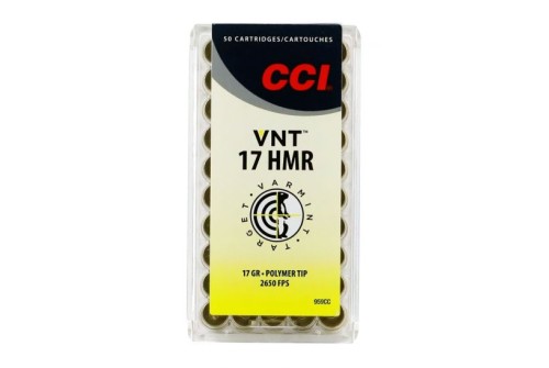 CCI 17 gr VNT .17 HMR Ammo, 50/box - 959CC