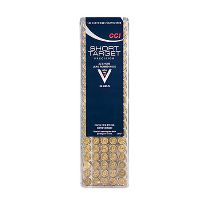 Cci Ammo Target .22 Short - 29gr. Lead Rn 100-pack