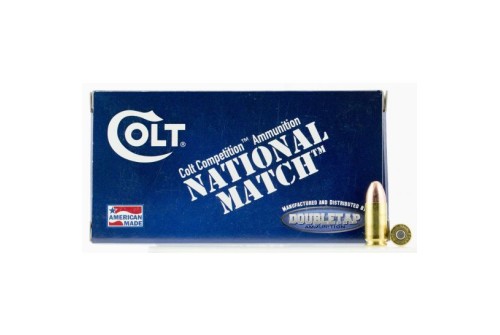 Colt DT Defense, National Match 124 gr Full Metal Jacket 9mm Ammo, 50/box - 9M124FMJCT