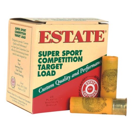 Estate Cartridge Super Sport 2.75" 20 Gauge Ammo 7-1/2, 25 Rounds - SS2075