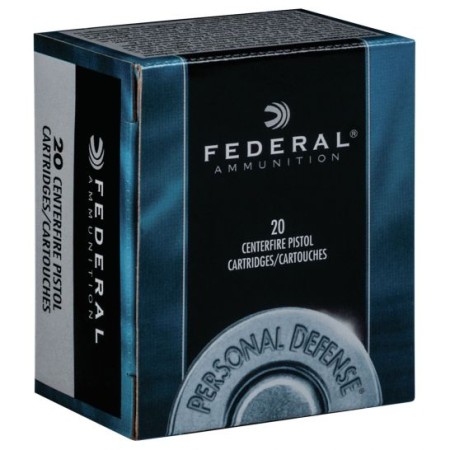 Federal Personal Defense Revolver 125 gr Jacketed Hollow Point .357 Mag Ammo, 20/box - C357B