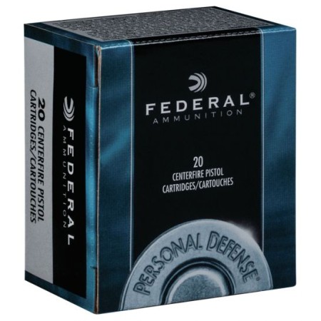 Federal Personal Defense Revolver 158 gr Jacketed Hollow Point .357 Mag Ammo, 20/box - C357E