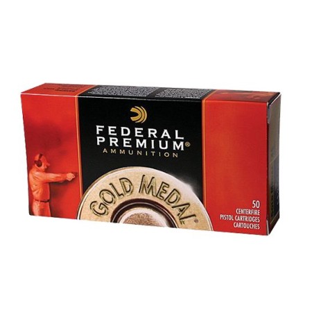 Federal Gold Medal 148 gr Lead Wad Cutter .38 Spl Ammo, 50/box - GM38A