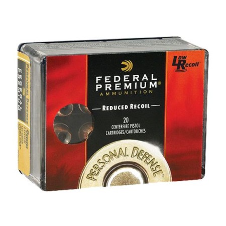 Federal Premium Personal Defense Hydra-Shok Low Recoil 135 gr Jacketed Hollow Point .40 S&W Ammo, 20/box - PD40HS4 H