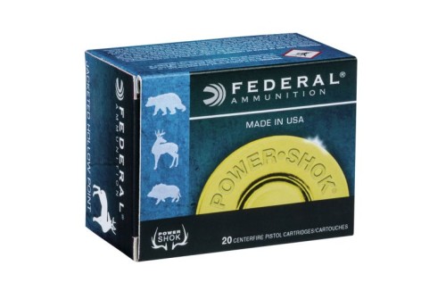 Federal Power-Shok 240 gr Jacketed Hollow Point .44 Rem Mag Ammo, 20/box - C44A