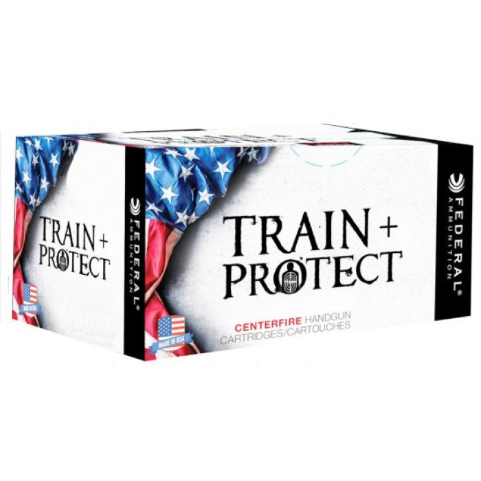 Federal Train + Protect 230 gr Jacketed Hollow Point .45 ACP Ammo, 50/box - TP45VHP1