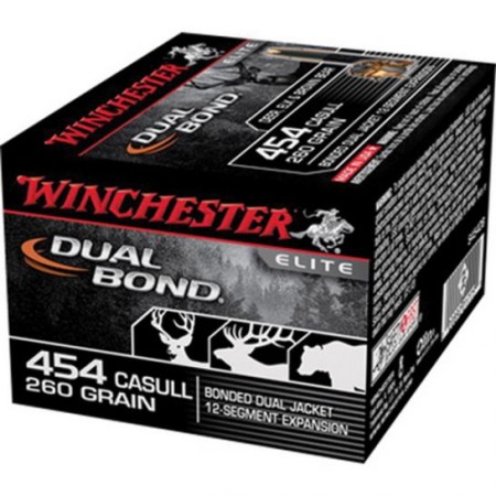 Winchester 454 Casull 260gr Dual Bond Ammunition 20rds - S454DB