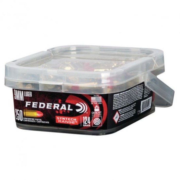 FED AMERICAN EAGLE 9MM 124GR TSJ BUCKET 250/4