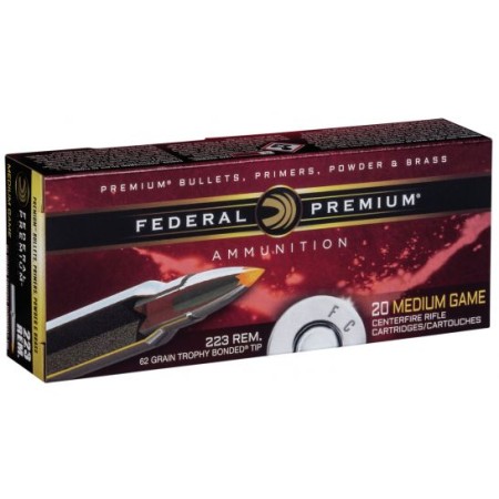 Federal Vital-Shok 223Rem 62Gr TB Tip 20/10 P223TT3