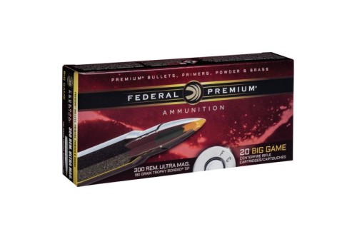 Federal Premium 180 gr Trophy Bonded Tip .300 RUM Ammo, 20/box - P300RUMTT1