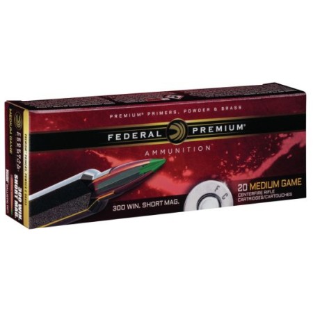 Federal Premium 180 gr Nosler Partition .300 WSM Ammo, 20/box - P300WSMB