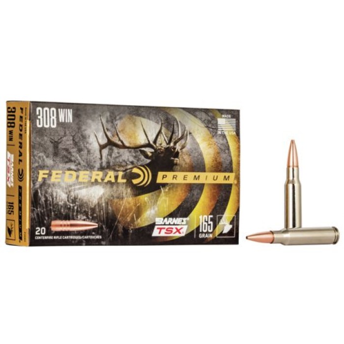 Federal Premium, Fed P308h          308     165 Btsx         20/box