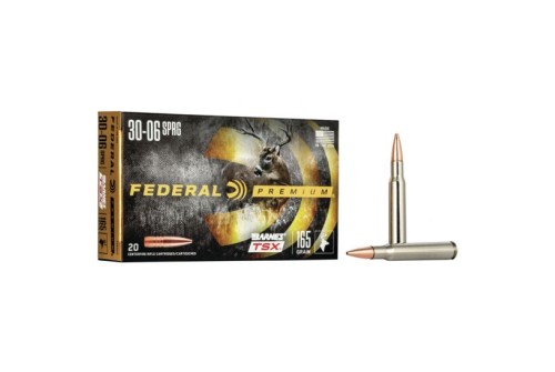 Federal Premium Barnes TSX 165 gr Triple-Shock X .30-06 Spfld Ammo, 20/box - P3006AF