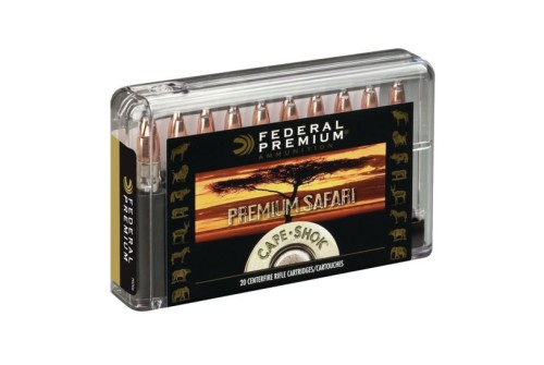 Federal Premium Safari Cape-Shok 300 gr Swift A-Frame .375 H&H Mag Ammo, 20/box - P375SA