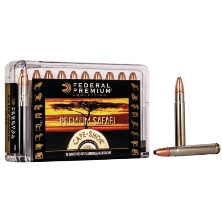 Federal Premium Safari Cape-Shok 400 gr Swift A-Frame .416 Rem Mag Ammo, 20/box - P416RSA