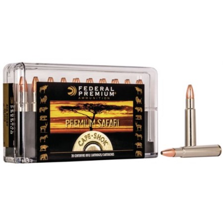 Federal Premium Safari Cape-Shok 400 gr Swift A-Frame .416 Rigby Ammo, 20/box - P416SA