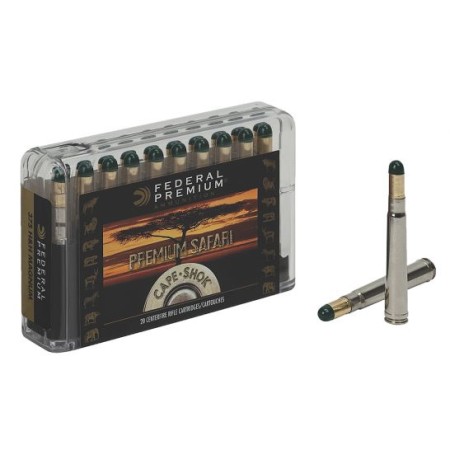 Federal Premium Safari Cape-Shok 400 gr Woodleigh Hydro Solid .416 Rigby Ammo, 20/box - P416WH