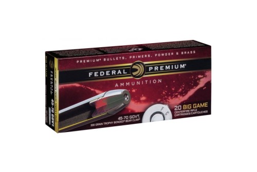 Federal Premium 300 gr Trophy Bonded Bear Claw .45-70 Ammo, 20/box - P4570T4